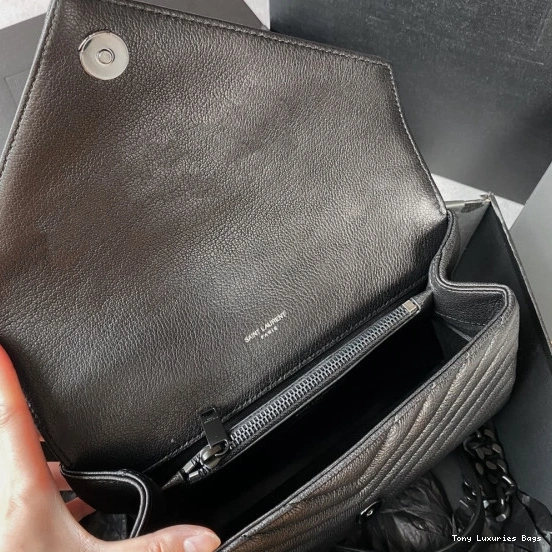 Tony Luxuries leather shoulder bag-24*17*6.5cm YSL Medium 0814